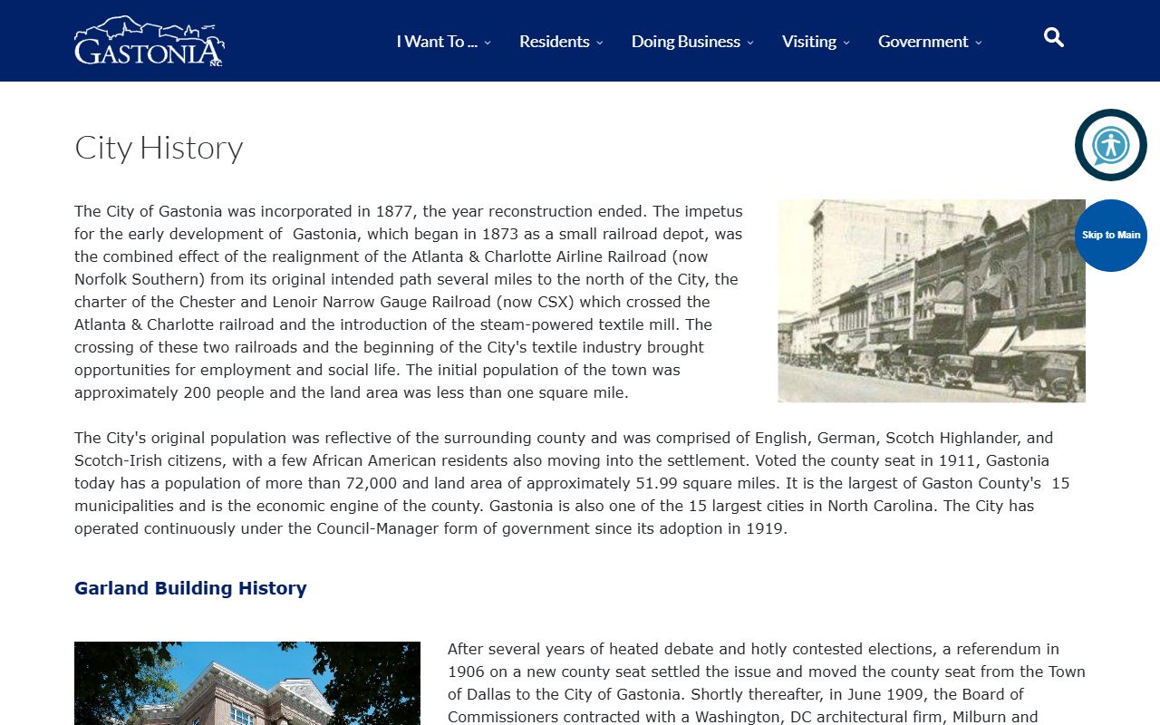Gaston County Superior Court City of Gastonia courthouse history